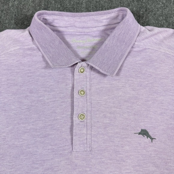 Tommy Bahama Other - Tommy Bahama IslandZone Men's Large Lavender Supima Cotton Polo Shirt